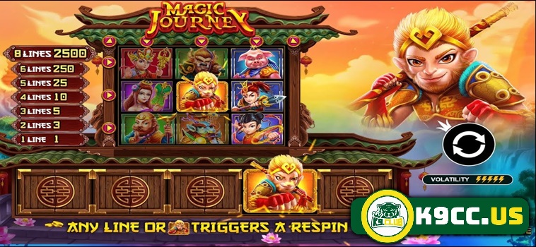 Kích Thích Cảm Giác Với Slotgame Magic Journey Tại K9CC 2 Những yếu tố làm nên sức hấp dẫn của slotgame Magic Journey